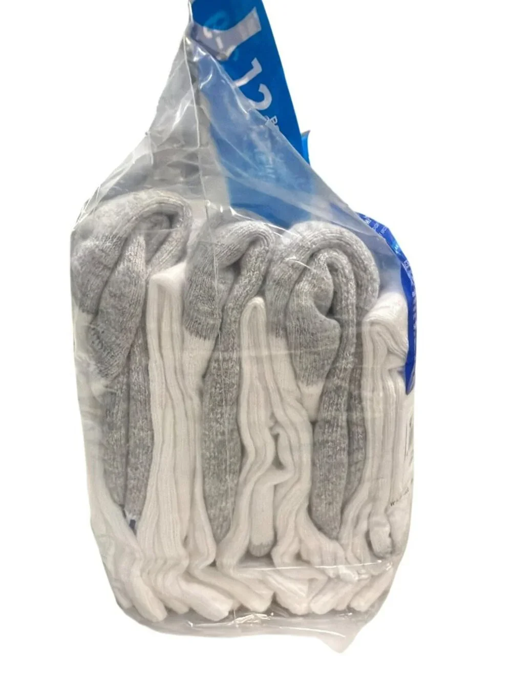 Hanes Boys Cushion Crew Socks 12-Pack Large Size 3-9 New